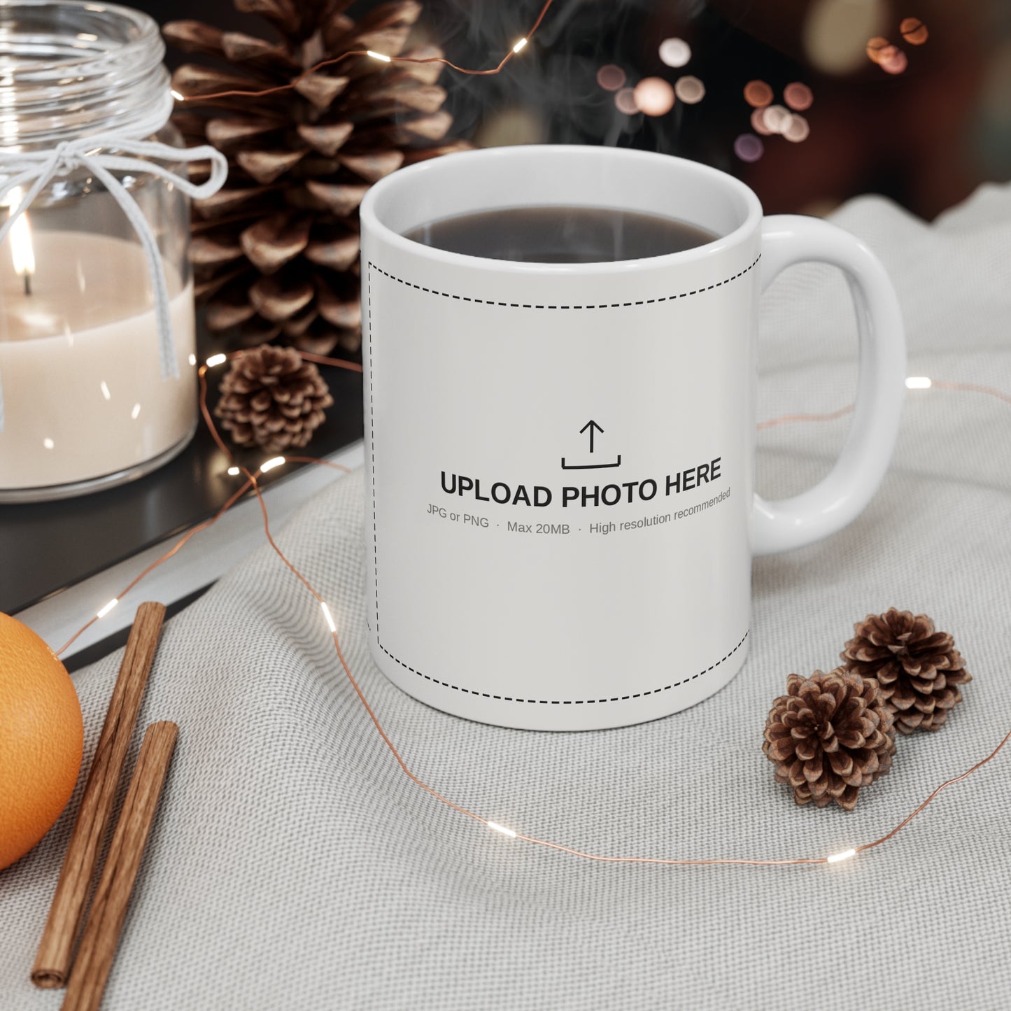 Flipped Off Co Custom Photo Mug 11oz
