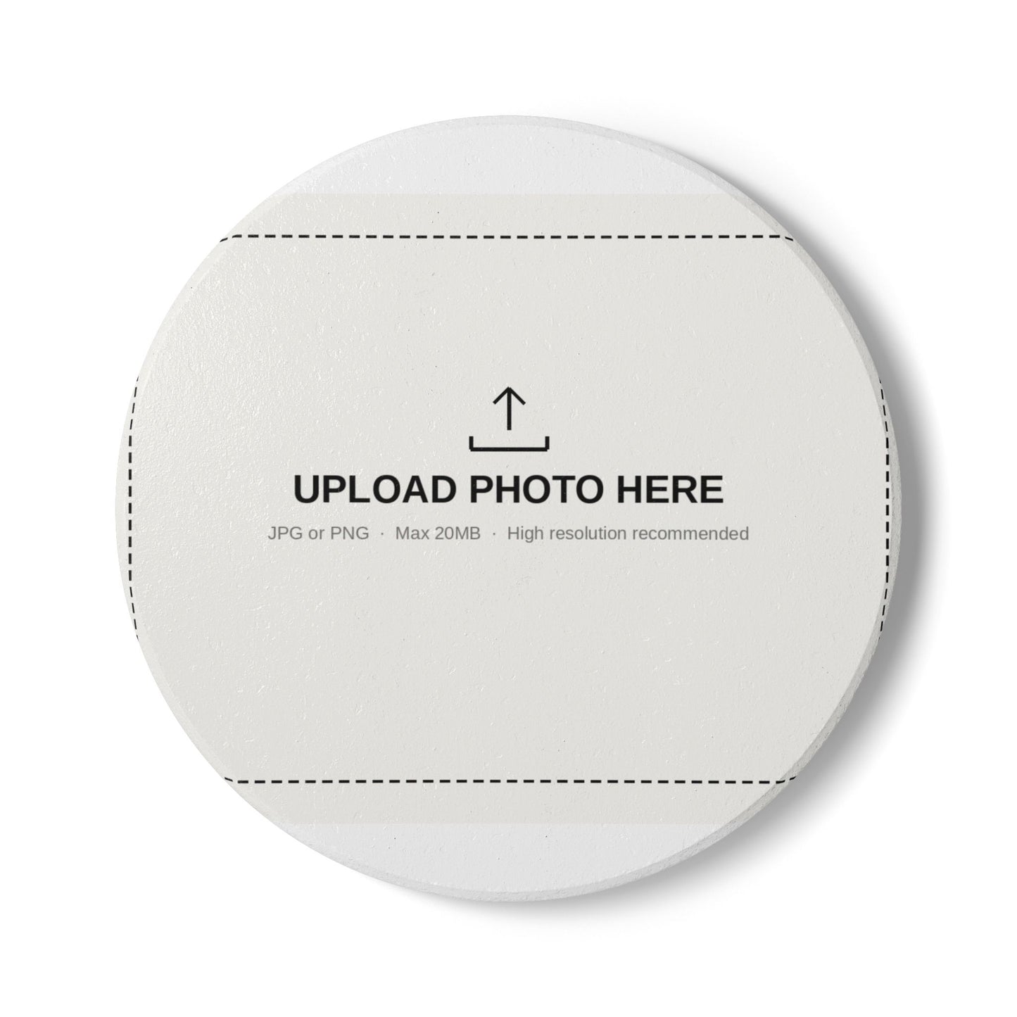 Flipped Off Co. Signature Ceramic Coaster - Fully Customizable